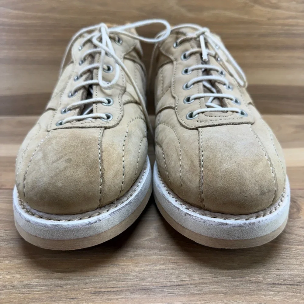 Rare Jean Baptiste Rautureau Mens 41 US 8 Beige Tan Nubuck Chunky Oxfords Hikers